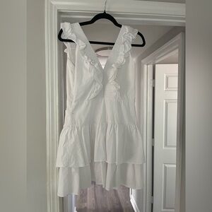 Hello Molly Ivory Ruffle Dress
